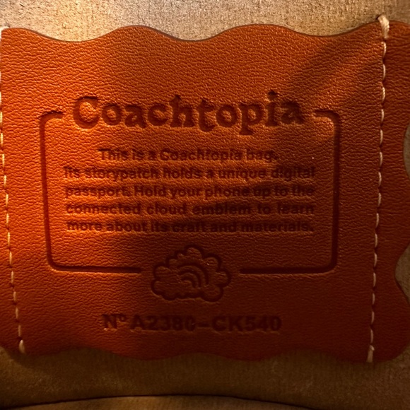 Wavy Dinky In Coachtopia Leather With Upcrafted Scrap Binding - Picture 9 of 13